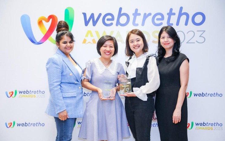 Nestlé NAN được vinh danh ở 2 hạng mục lớn tại Webtretho Awards 2023