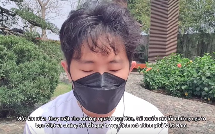 Một sinh viên Hàn tại TP.HCM đăng YouTube nói xin lỗi sau sự cố bánh mì