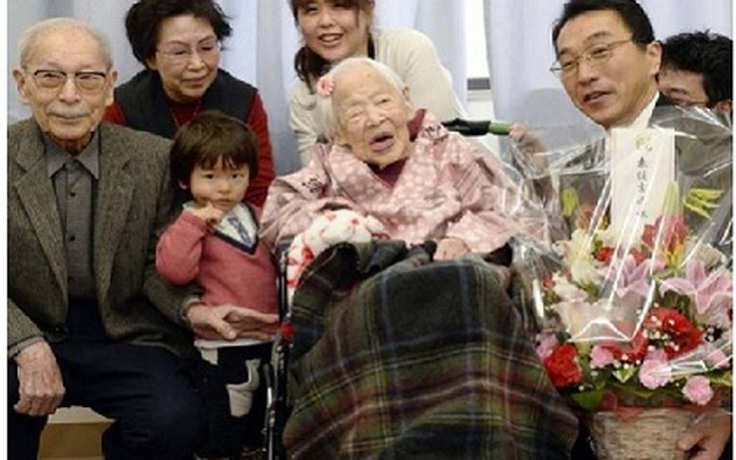 Cụ bà già nhất thế giới qua đời ở tuổi 117