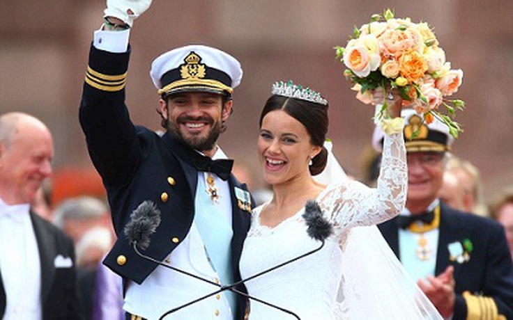 Đám cưới hoành tráng của Hoàng tử Thụy Điển