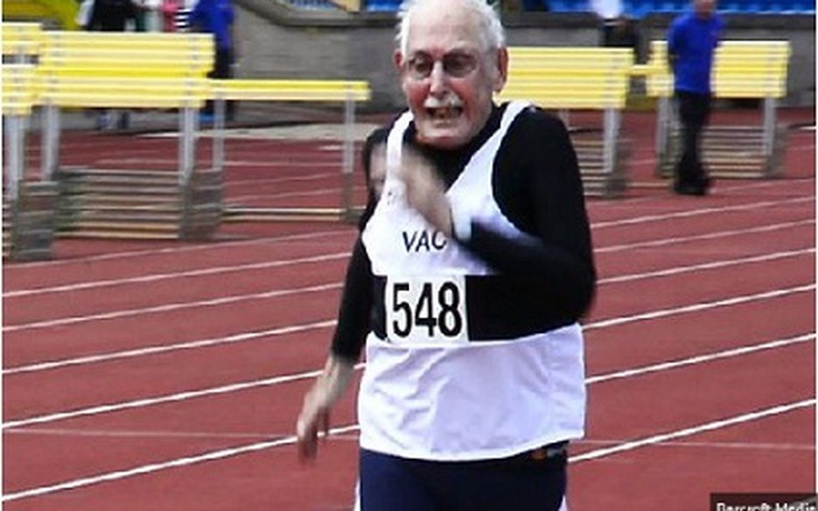 Vận động viên 96 tuổi tiết lộ bí quyết sống khỏe
