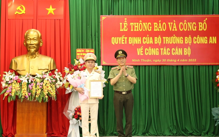 Đại tá Huỳnh Tấn Hạnh làm giám đốc Công an tỉnh Ninh Thuận