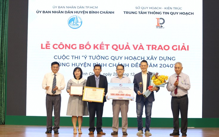 Trao giải cuộc thi ý tưởng quy hoạch vùng H.Bình Chánh đến năm 2040