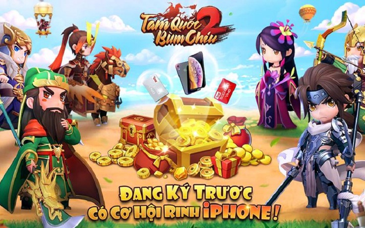 Game thủ có thể 'hốt' iPhone XR khi đăng ký sớm Tam Quốc Bùm Chíu 2