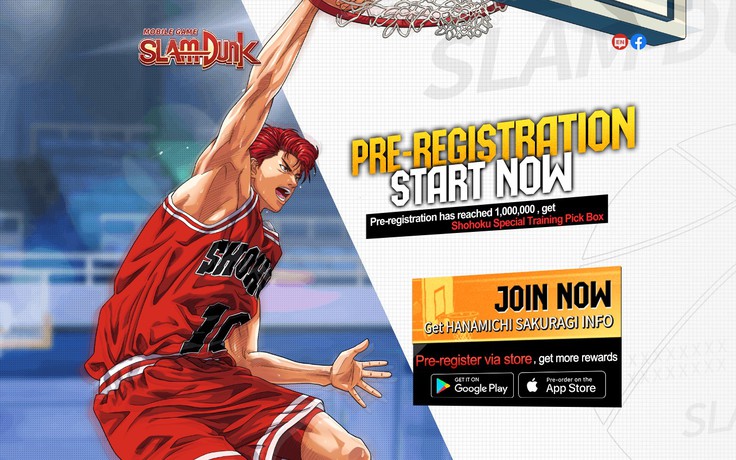 Game bóng rổ dựa theo bộ truyện 'tuổi thơ' Slam Dunk sắp thử nghiệm toàn cầu