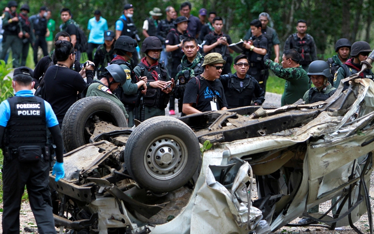 Đánh bom ở Thái Lan, 3 cảnh sát thiệt mạng