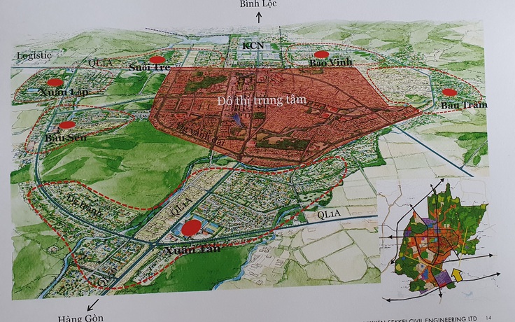 Đồng Nai: Công bố quy hoạch tổng thể TP. Long Khánh đến năm 2040