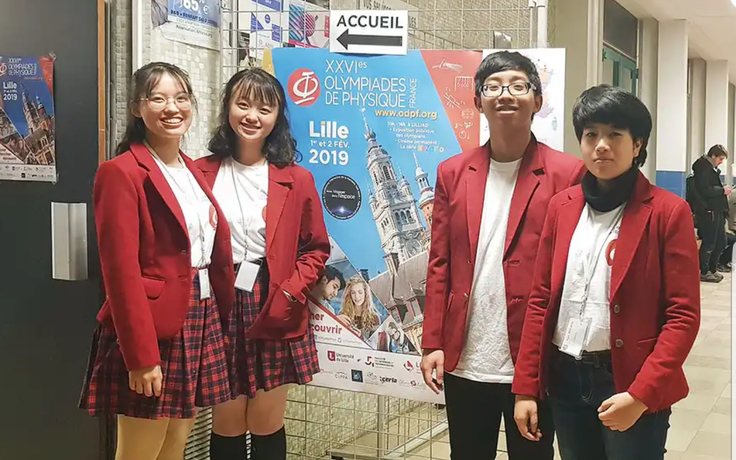 Học sinh Việt Nam đạt giải 3 Olympic vật lý Pháp mở rộng