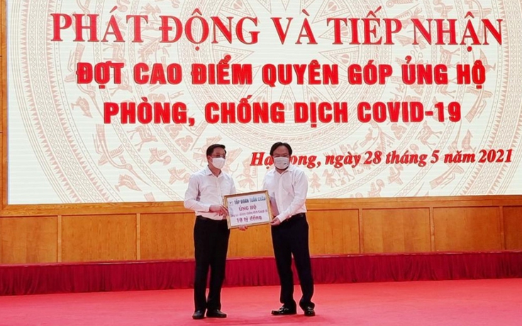 Doanh nhân Đào Hồng Tuyển ủng hộ 100 tỉ đồng cho Quỹ vắc xin phòng Covid-19