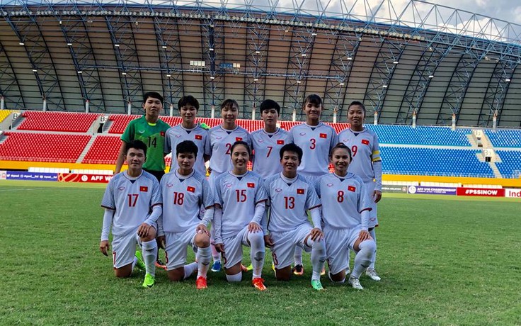 Đội tuyển nữ Việt Nam thắng áp đảo chủ nhà Indonesia ở giải Đông Nam Á