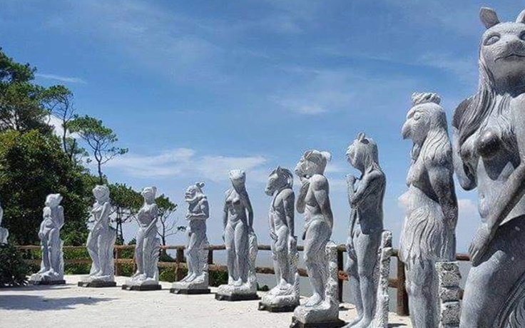 12 bức tượng khỏa thân ở Đồ Sơn gây 'bão' dư luận