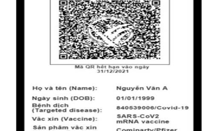 Việt Nam chính thức có 'hộ chiếu vắc xin' thống nhất trên cả nước