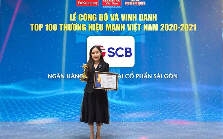 SCB được vinh danh Thương hiệu mạnh Việt Nam 6 năm liên tiếp