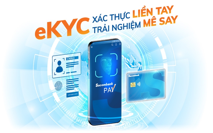 Sacombank ra mắt tính năng xác thực danh tính trực tuyến