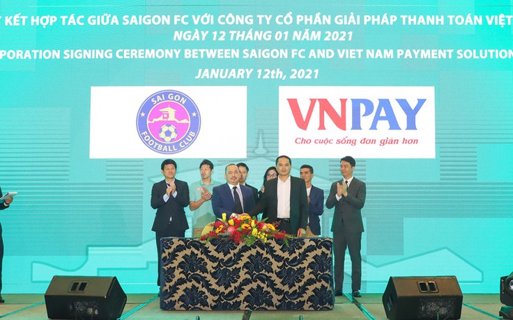 VNPAY hợp tác với SaiGon FC triển khai hệ thống bán vé bóng đá trực tuyến