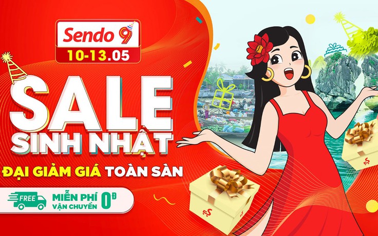 Lên tinh thần nhận bão voucher từ sinh nhật ‘Chị đại Sendo’