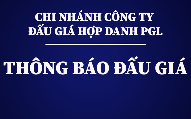 Thông báo đấu giá