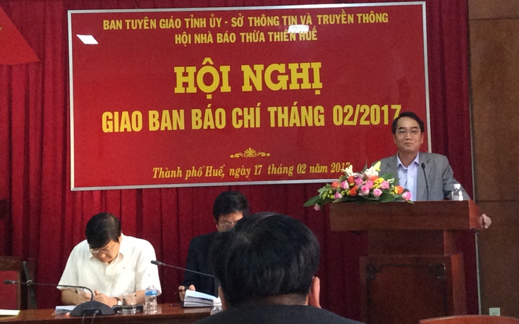 Thừa Thiên - Huế: Nhiều cán bộ lãnh đạo e ngại báo chí