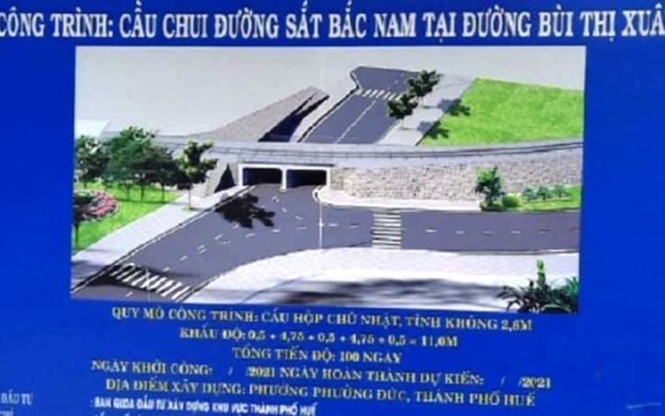 Dự án đang thi công, người dân 'tranh cãi' tên gọi cầu Chui hay cầu Lòn