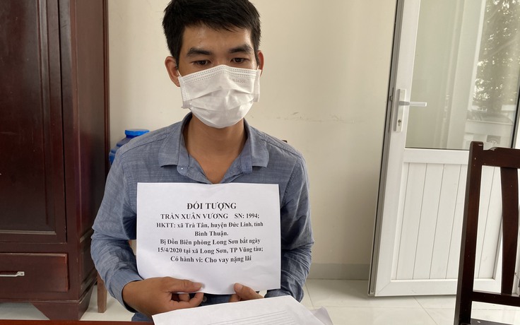 Trinh sát biên phòng phát hiện vụ cho vay nặng lãi ở xã đảo Long Sơn