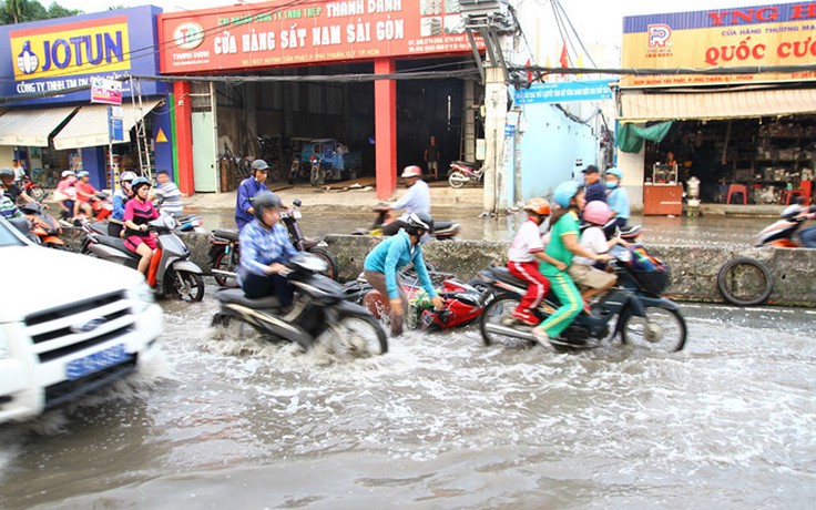 Phương tiện lưu thông qua đường Huỳnh Tấn Phát cần lưu ý