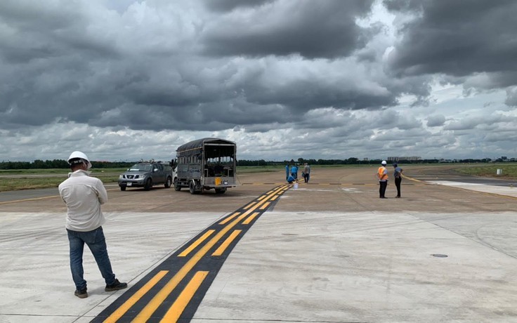 Chính thức khai thác hai đường lăn mới sửa chữa của sân bay Tân Sơn Nhất