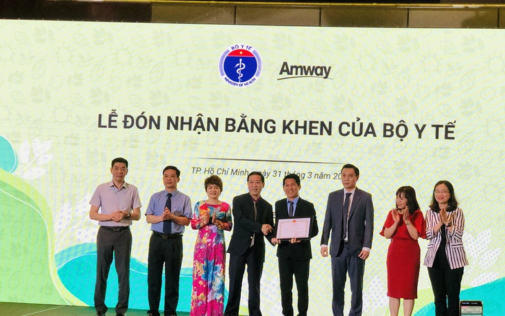 Amway tiếp tục thực hiện dự án cải thiện dinh dưỡng cho trẻ em