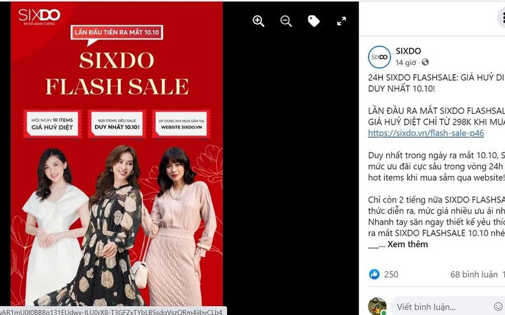 Hàng thời trang giảm giá sốc vẫn ế