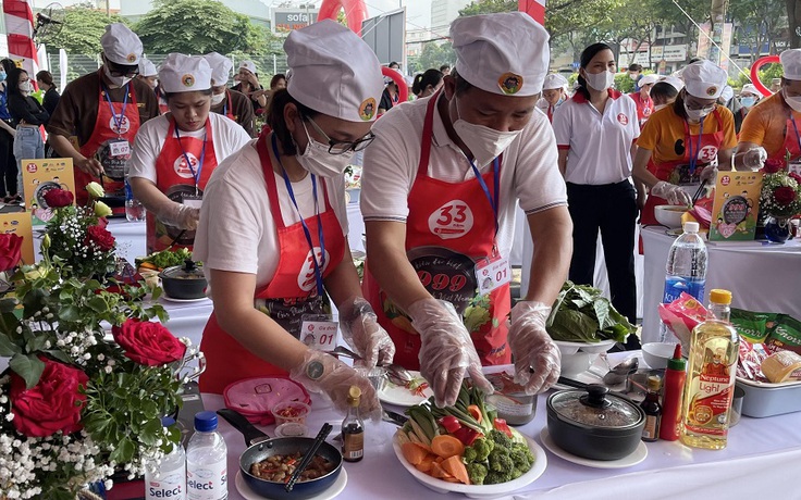 Hơn 999 gia đình cùng Saigon Co.op xác lập kỷ lục Việt Nam về nấu ăn