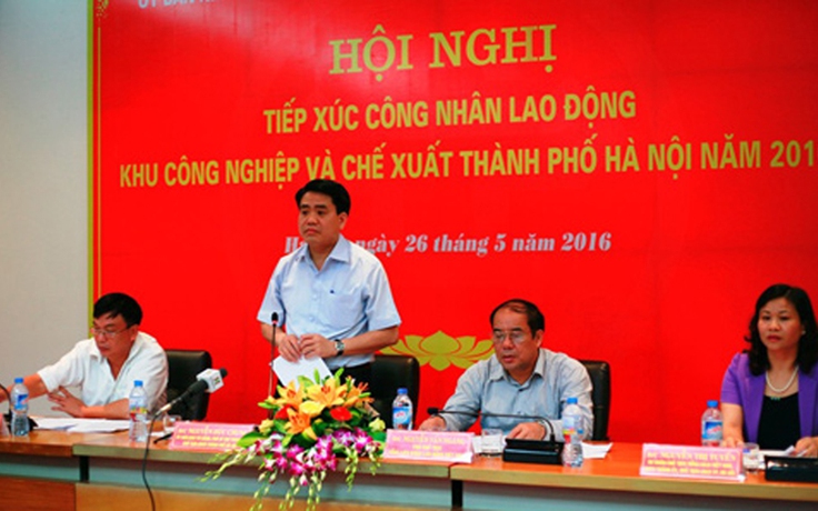 Chủ tịch Hà Nội mời công nhân nhắn tin cho ông phản ánh bức xúc