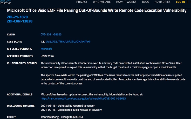 Chuyên gia VinCSS phát hiện 6 lỗ hổng bảo mật nghiêm trọng của Microsoft, Adobe