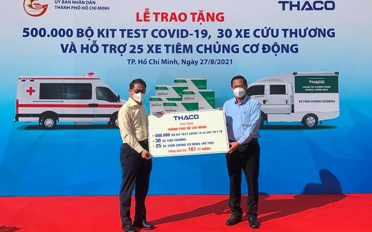 THACO tài trợ phương tiện, thiết bị y tế cho TP.HCM