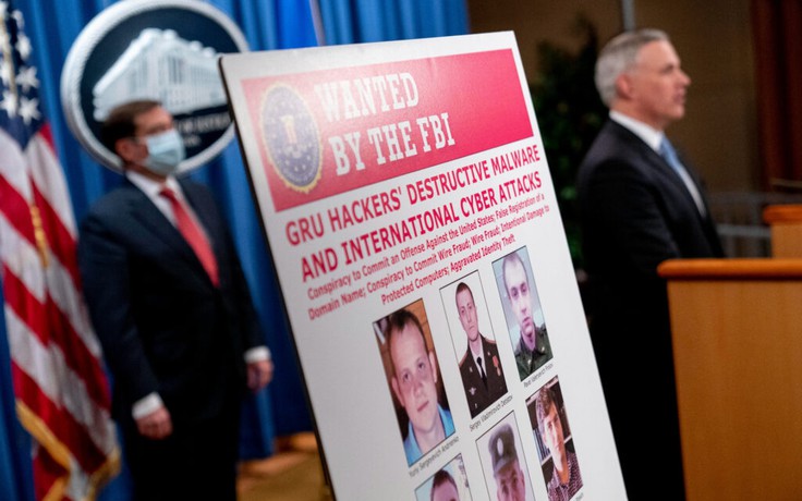Mỹ treo thưởng 10 triệu USD để tìm 6 sĩ quan tình báo Nga