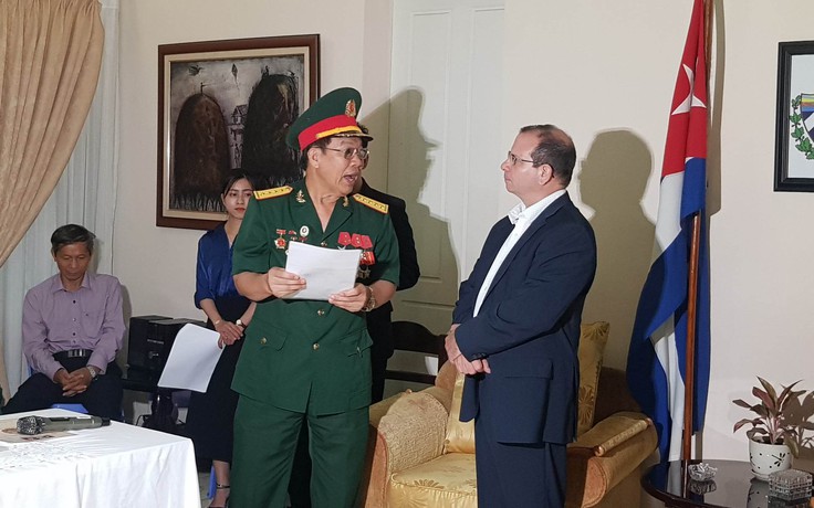 Tiểu đoàn 261 Giron nhận huân chương hữu nghị từ Cuba