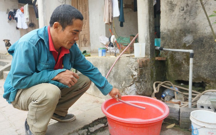 Thanh Hóa: Hơn 900 hộ dân ven sông Mã khốn khổ vì giếng khơi cạn nước
