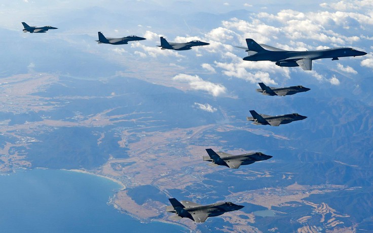 Mỹ, Hàn Quốc cân nhắc hủy tập trận không quân chung để tránh 'làm căng' với Triều Tiên