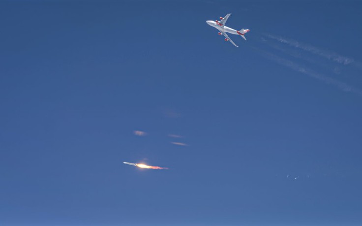Tỉ phú Anh phóng vệ tinh từ máy bay Boeing 747 thất bại