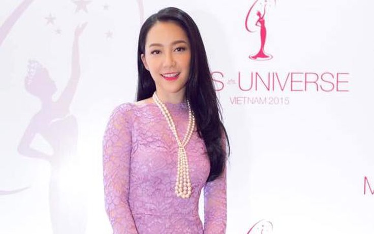 Linh Nga háo hức chấm thi Hoa hậu Hoàn vũ 2015