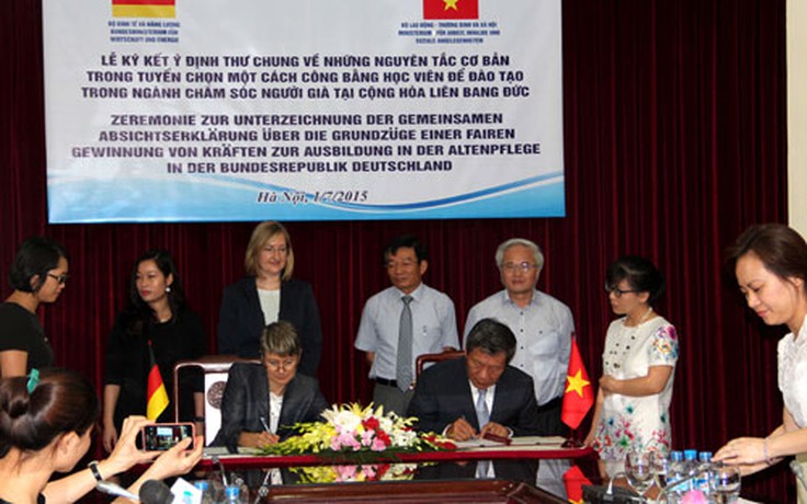 Việt Nam - Đức xúc tiến chương trình đào tạo điều dưỡng viên