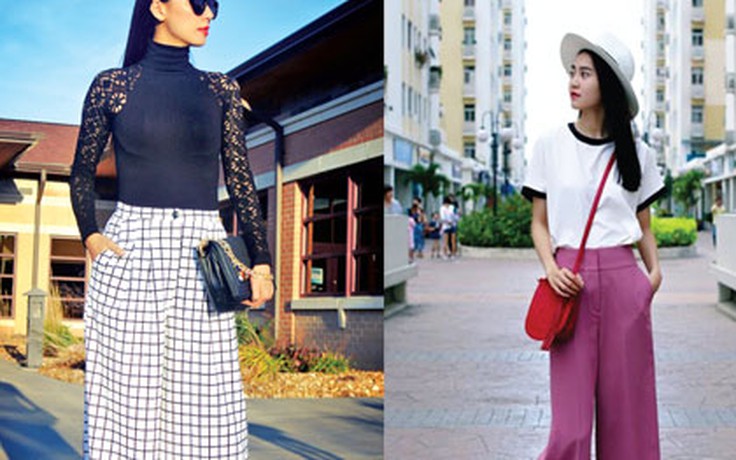 Sao Việt với mốt quần Culottes