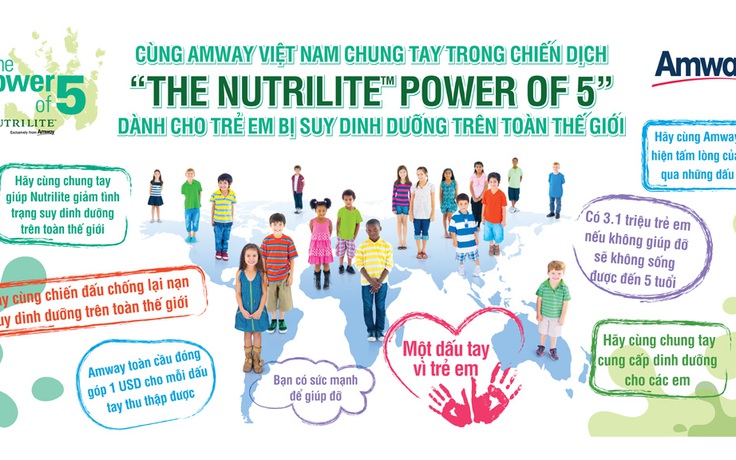 Nutrilite Power of 5 và cam kết của Amway Việt Nam