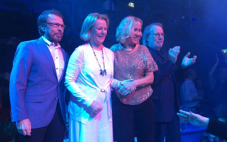 Ban nhạc huyền thoại ABBA hội ngộ sau hơn 30 năm tan rã