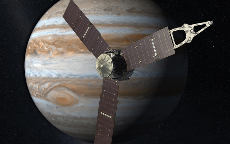 Tàu vũ trụ Juno tiếp cận thành công sao Mộc