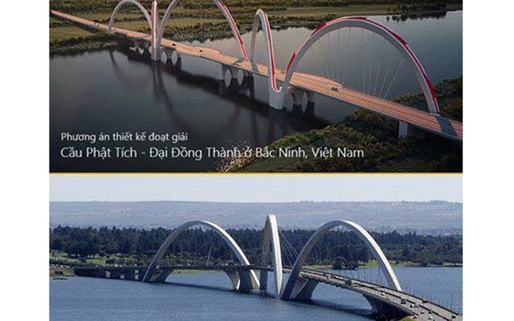 Cầu 'đậm văn hóa Kinh Bắc' giống cầu... Brazil