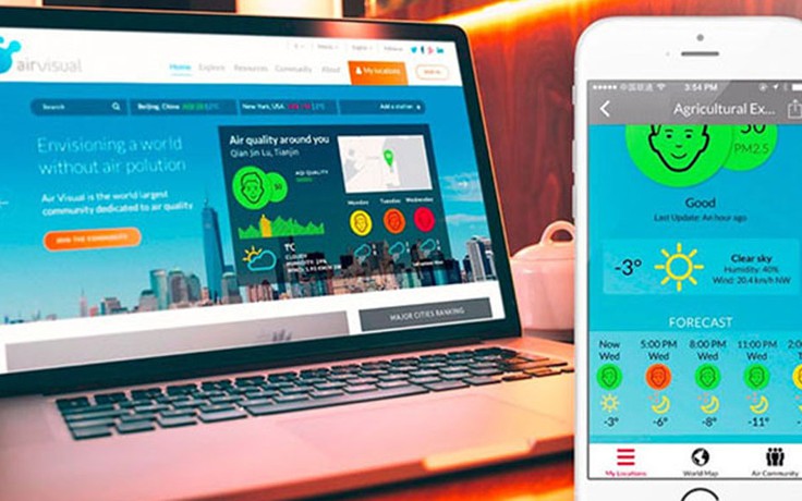 'Đo' không khí trên smartphone