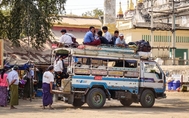 Đi chợ ở Myanmar