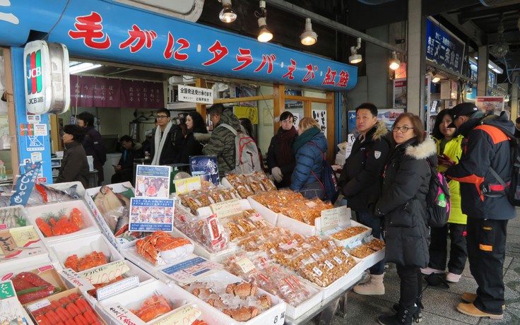 Thưởng thức sushi ở Hokkaido