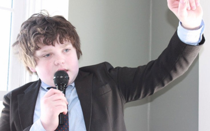Cậu bé tuyên bố làm ứng viên thống đốc bang ở Mỹ tuổi 13