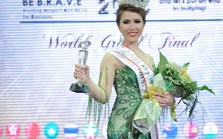 Hoàng Ny đăng quang Mrs International Global Ambassador 2018