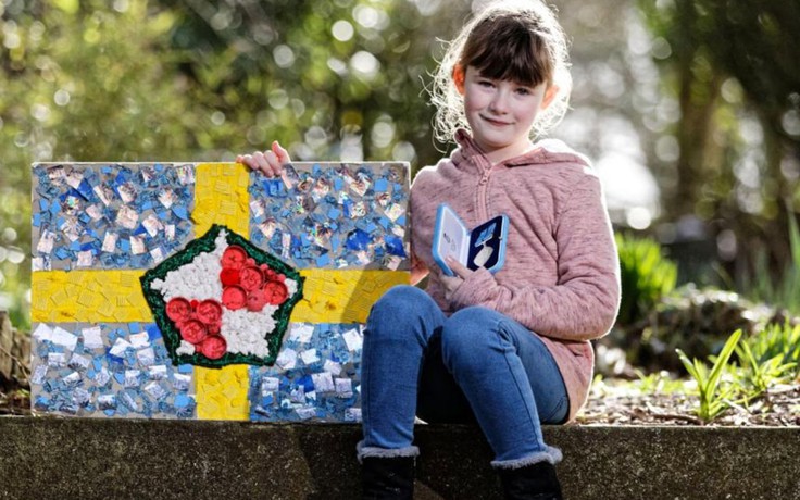 Người nhỏ tuổi nhất ở Anh gây được quỹ từ thiện lớn nhất là một cô bé